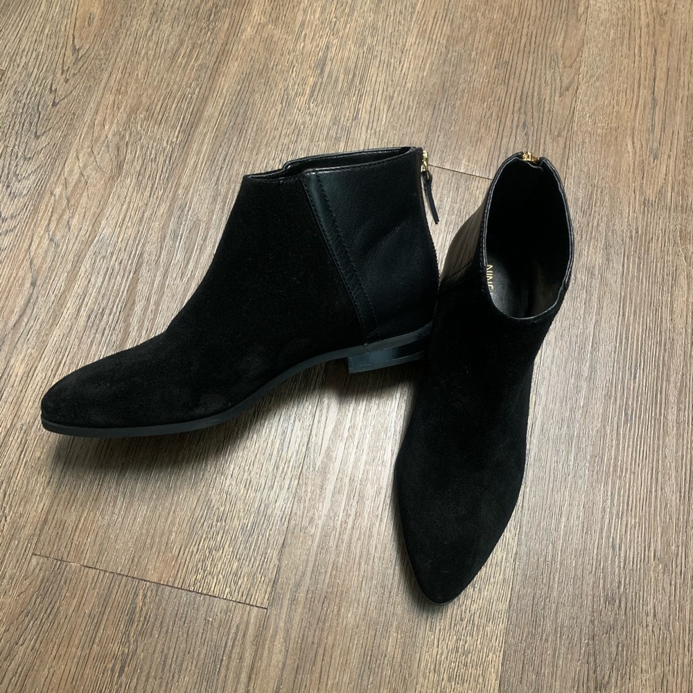 NEW Nine West genuine leather booties. Women’s 7.